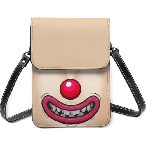 Teeth Shoulder Bag Retro Leather Travel Mobile Phone Bag Woman Gift Bags