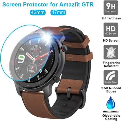 New Watch Tempered Film for Huami Amazfit GTR Clear Screen Protector for Amazfit GTR 42/47MM