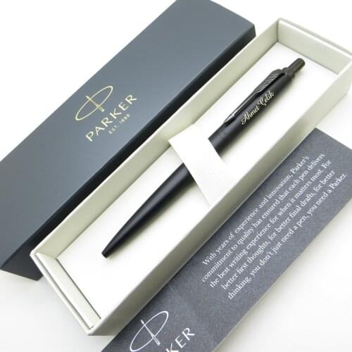 Parker Jotter Metal XL Monochrome Black Ballpoint Pen | İsme Special Pen | Gift Pen