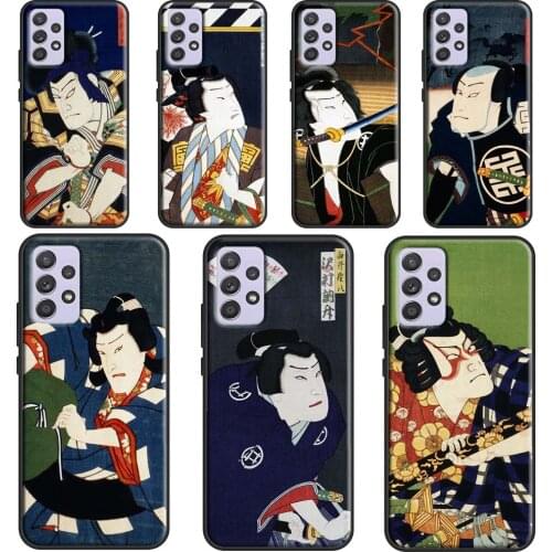 Vintage Japan Art Ukiyo E Case For Samsung A72 A52 A42 A32 A12 A70 A50 A40 A30 A10 A20 S A11 A41 A51 A71 A21S Cover
