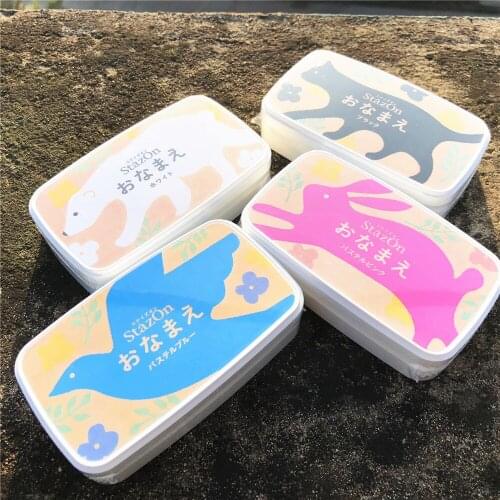 Japan Tsukineko Full-featured Printing Pad Quick-drying Seal Rubber Stamp Scrapbook Finger Painting Wedding Ink Pad Decoration