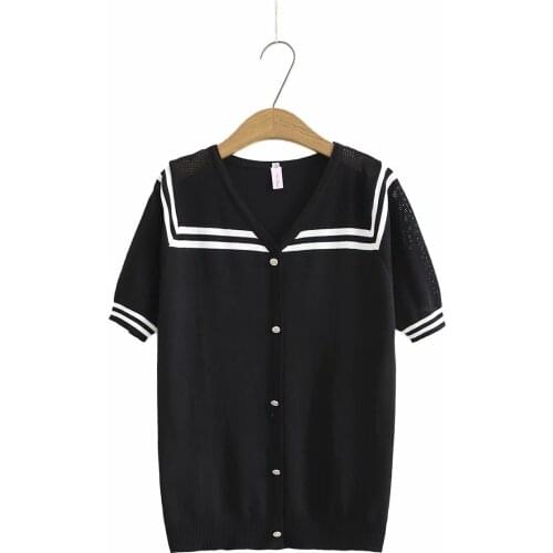 Summer womens tops and blouses plus size T-shirt female 2021 Ice silk V-neck hollow out short sleeves womens t-shirts white