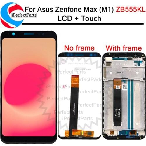 5.5" For Asus Zenfone Max M1 ZB555KL LCD Display With Frame Touch Panel Screen Digitizer Assembly For ASUS ZB555KL LCD