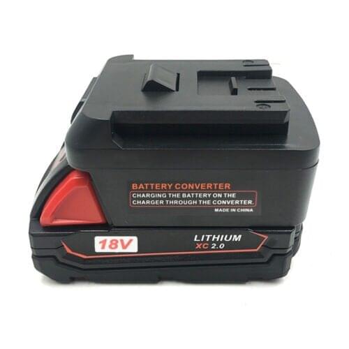 1PC Battery Adapter For Milwaukee M18 18V Li-ion Used On For Bosch 18V 622 BAT609 BAT618G BAT609G BAT618 Power Tools