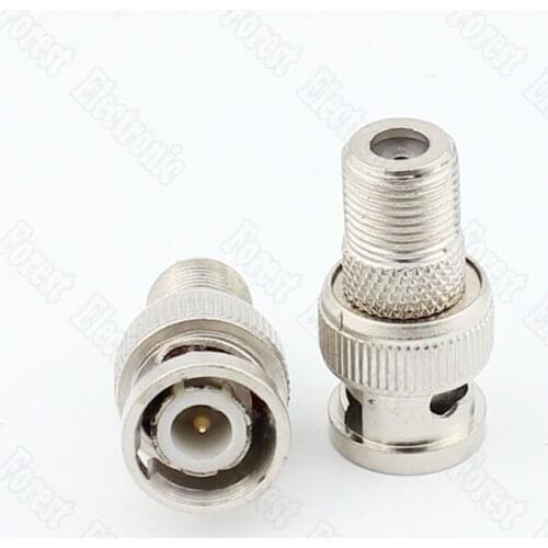100pcs/lot BNC Male To Female Cable TV Connector English F Female To Q9 Connector