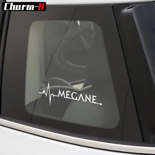 2pcs Car Styling Reflective Decals Creative Customized Decor Graphic Stickers For Renault Megane 1 2 3 4 Sport R.S Accessories