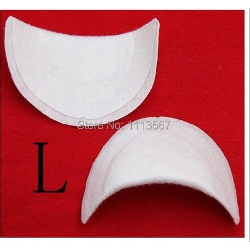 50 set L Size Pure Cotton White Sewing in Shoulder Soft Padding FoamFor Blazer/Dress JD7