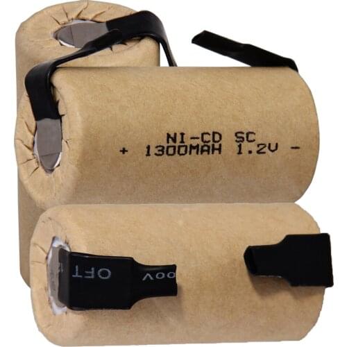 Lowest price 30 piece SC battery 1.2v batteries rechargeable 1300mAh nicd battery for power tools akkumulator