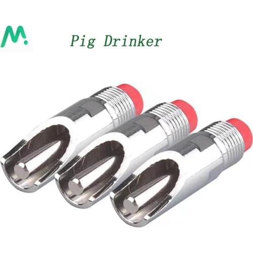 5Pcs Automatic Pig Nipple Drinker Stainless Steel Farm Water Dispenser Feeder Portable Drinking Fountain Tool Livestock Supplier