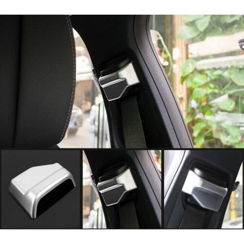 Car Styling Seat Safety Belt Cover Decoration Sticker For Merce des Benz C W205 E W213 GLC X253 Class Interior Accessories