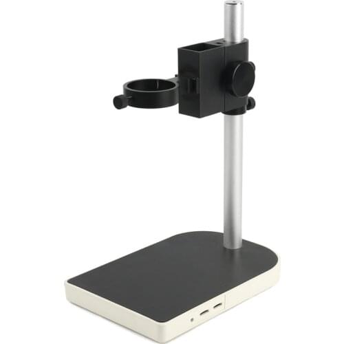 40mm Large Adjsutable Stereo Digital Industry Lab Microscope Lens Table Stand Dual Ring Holder