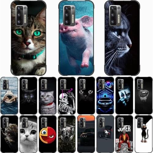For Doogee S97 Case Wolf Silicon TPU Fundas for Doogee S97 Pro Cat Animal Shell Bag Housing Phone Cases