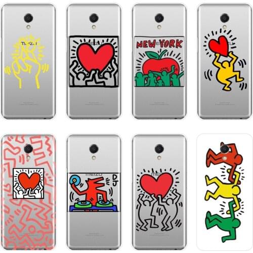Case For Meizu M2 M3 M3S M5 M5C M5S M6 M6S M6T Soft Silicone Funny Heart Art Back Cover For Meizu M2 M3 M5 M6 Note Phone Case
