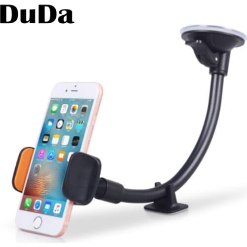 Long Arm Cell Phone Stand Car Telephone Holder Smartphone Support Windshield Mount Mobile Phone Bracket Smartphone Holder