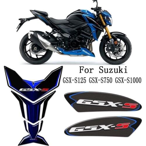 GSX - S GSXS 750 1000 For Suzuki GSX-S125 GSX-S750 GSX-S1000 Tank Pad Protector Sticker Side Pad Protection Motorcycle 2019 2020