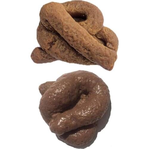 Halloween Party Prank Toys Simulation TPR Slimy Disgusting Fake Excrement G99C