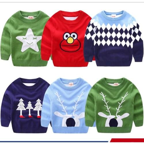 Fashion Boys Sweater Boy Outwear Sweater Cotton Kids Sweater Children Outerwear Knitwear Sweater 2018 Winter Autumn Infant Coat