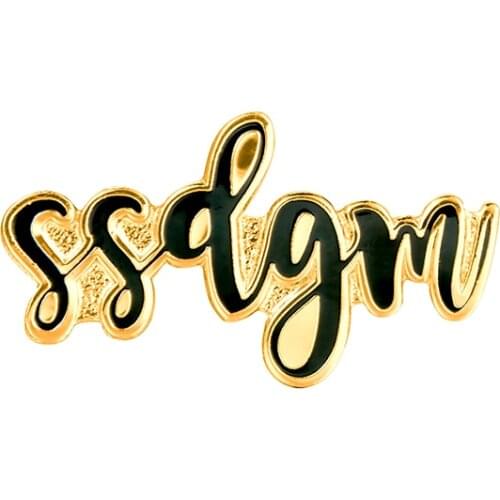 My Favorite Murder Stay Sexy Don't Get Murdered SSDGM Pin Badge Murderino Gift Brooch