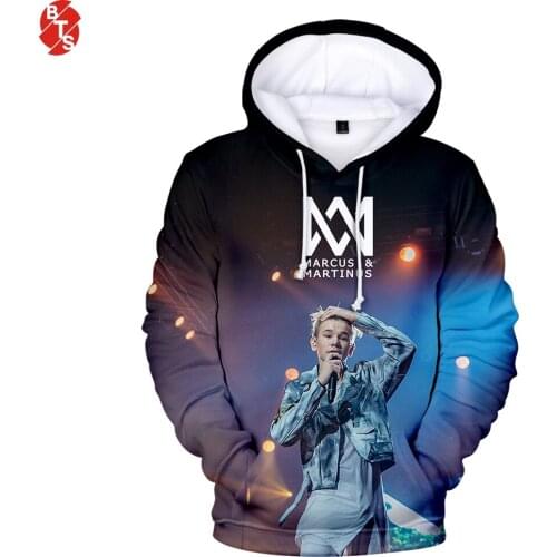 Marcus&Martinus 3D Printed Hoodies Women/Men Fashion Long Sleeve Hooded Sweatshirts 2019 Hot Sale Trendy Streetwear Clothes