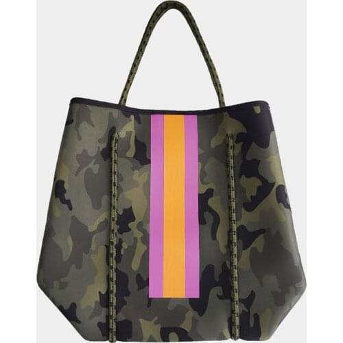 New Fashion Spain Women Luxury Shoulder Bag Large Neoprene Light Bolsas Female Travel Beach Holiday Handbags Ladies Bags