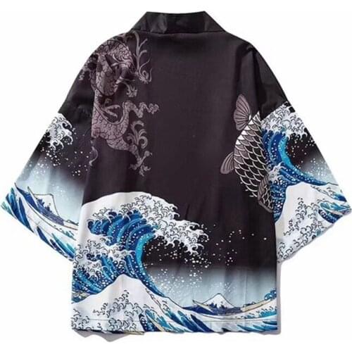 New Loose cardigan Japanese kimono men cardigan shirt blouse yukata haori obi clothes samurai clothing male kimono cardigan