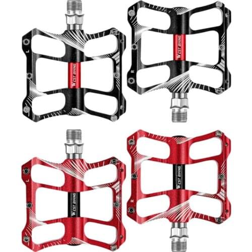 One Pairs Bicycle Pedals Western Cavalry Bike Foot Pedal Forest Mountain Cycling Bearing Riding Tools Aluminum Alloy