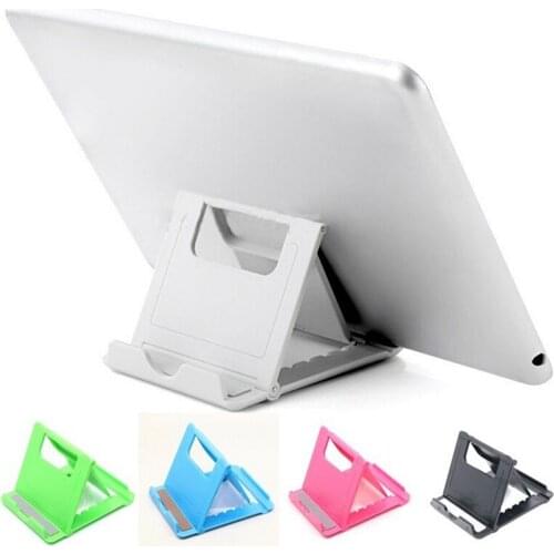 Plastic Foldable Tablet PC Stand Desk eReaders Mobile Phone Holder Cradle Support Mount For iPad iPhone Samsung 10 inch Tablet