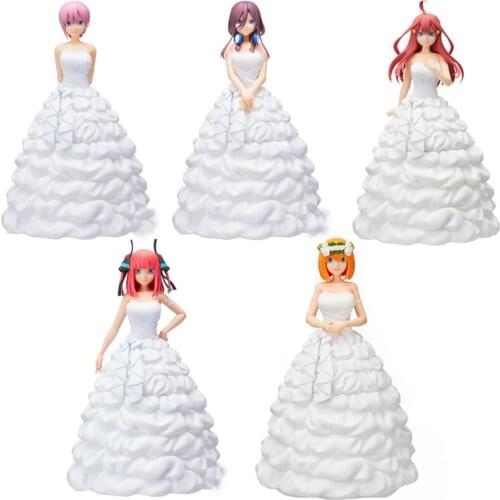 Pre-Sale The Quintessential Quintuplets Nakano Nino Nakano Miku Wedding Dress Anime Figures Collectibles Model Toy Anime Gifts