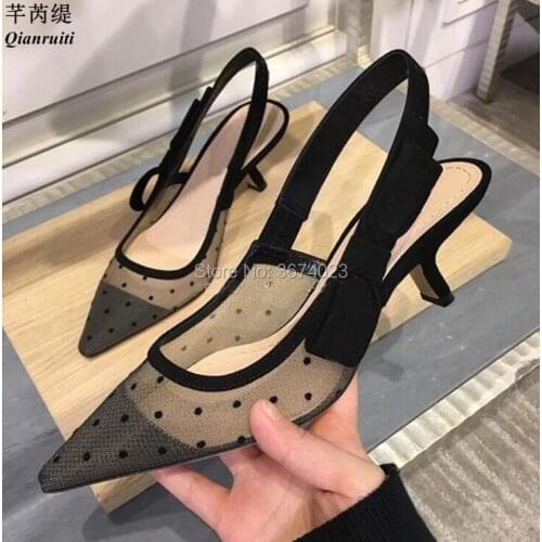 Женские туфли с каблуком-рюмочкой Qianruiti China At AliExpress