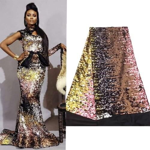 Pink Bridal Lace Fabric 2021 African Tulle Lace Fabric High Quality Nigerian Sequins Lace Fabric 5yard For African Lace T30971