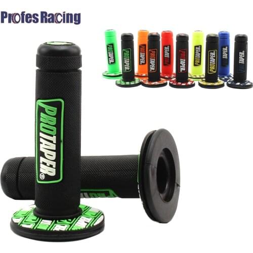 10 Colors Option Handle Grip Protaper Motorcycle Protaper Dirt Pit Bike Motocross 7/8" Rubber Gel Hand Grips Brake Hands