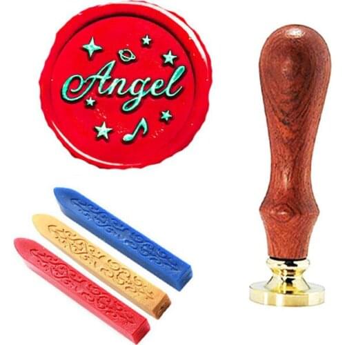 Angel Star Universe Wax Sealing Stamp Arts Crafts Wax Seal Stamp Metal Stamp Wedding Invitation Letter