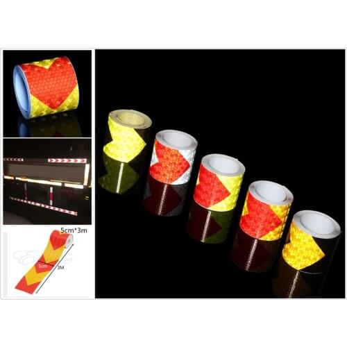 Safety warning car SUV truck night driving reflective sticker for Toyota Corona Land Cruis Prius V Hilux