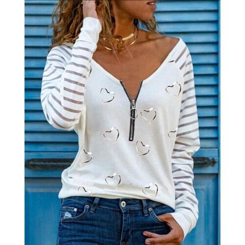 2021White Black Zip Up T-shirt Ribbed Knitted Long Sleeve Strech Irregular Casual Sexy Women Autumn Tops Streetwear