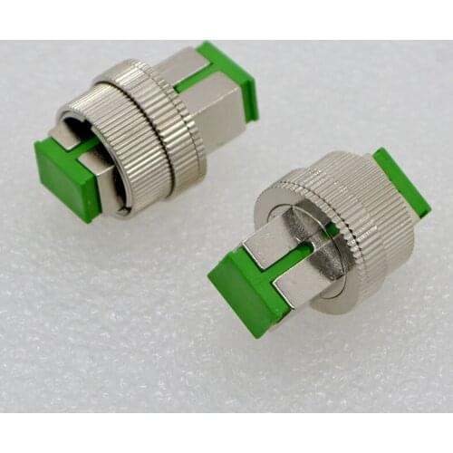 1PCS New SC/APC Adjustable Optical Fiber Attenuator Adapter Flange Connector Coupler Special Wholesale