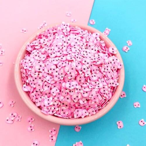 100g Pig Slices Polymer Soft Clay Sprinkles For Crafts Diy Making Nail Art Scrapbooking Decoration Slime Filler 5mm