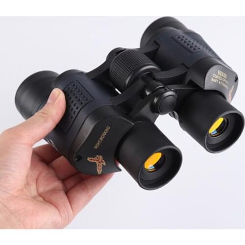 60X60 High-definition High-power Binoculars with Coordinate Low Light Night Vision Adult Hunting Trave Telescope