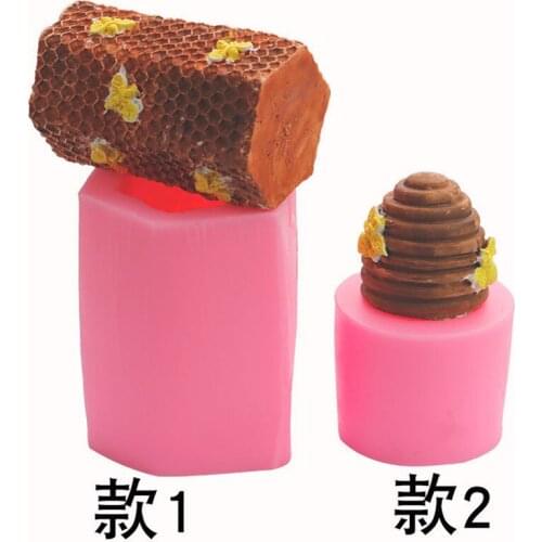 7*6.5*9.5CM DIY Sugar Craft Cake Vintage Petal Honeycomb Cake Silicone Mold Fondant Mold Cake Decorating Tools Gum Paste Mold