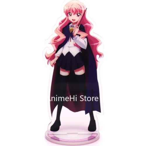 Anime Zero no Tsukaima The Familiar of Zero Action Figure Cosplay Toys Louise Aisaka Taiga Acrylic Figures Stand Model Dolls
