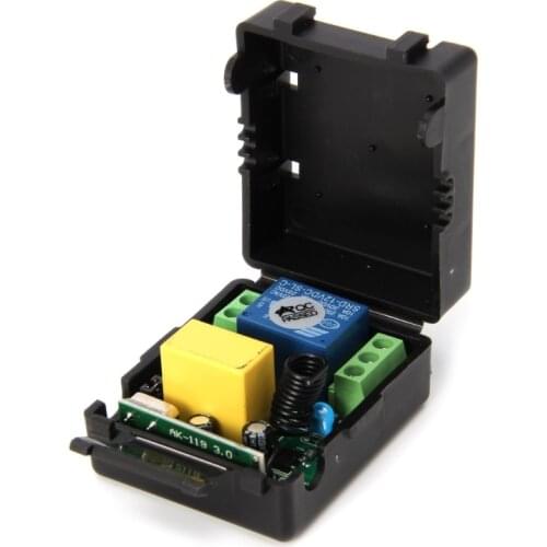 AC 220V 10A 1CH RF 315MHz Wireless Remote Control Switch Receiver Module + Transmitter Kit For Intelligent Home
