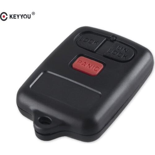 KEYYOU 20X VRemote Key Shell Case For BYD F3 F3R Fob Replacement Keyless Entry Transmitter 3 Buttons Control Car Key Blanks Case