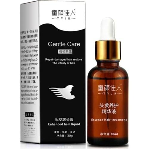 30ml Hair Growth Essence Hair Loss Liquid Dense Hair Fast Sunburst Hair Growth Grow in Stock US Ship