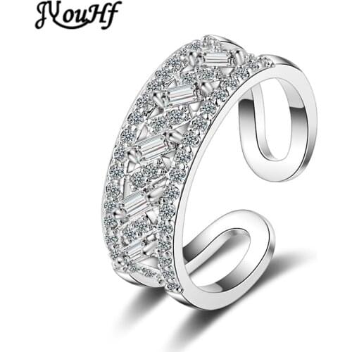 JYouHF Women's Silver Rings