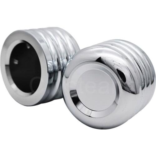 Motorcycle Front Axle Nut Covers For Harley Softail Touring Electra Street Glide Road King FLTR FLHT FLHRC Sportster 08-later