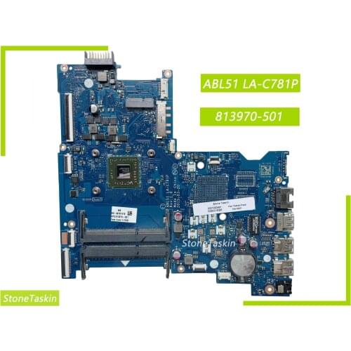 Best Value 813970-501 for HP NOTEBOOK 15-AF027CL 15-AF Laptop Motherboard Perfectly ABL51 LA-C781P ​​DDR3 100% Tested