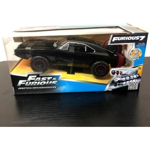1/24 Fast and Furious Cars Doms Dodge Charger Collector Edition Simulation Metal Diecast Model Cars Kids Toys Gifts