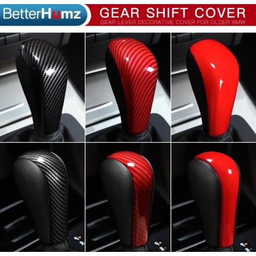 Car Accessories Interior ABS Gear Shift Auto Sticker Decor Cover For BMW E90 E92 E93 E60 E61 Old 3 series 5 series X3 X5 Z4