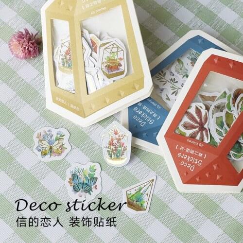 Natural Forest Life Thing Decorative Washi Stickers Scrapbooking Stick Label Diary Stationery Album Stickers