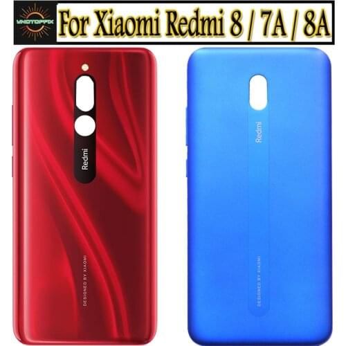 ORIGINAL For Xiaomi Redmi 8 Battery Cover for Redmi 7a Back Glass Panel Rear Housing case For Xiaomi Redmi 8a Back battery Cover