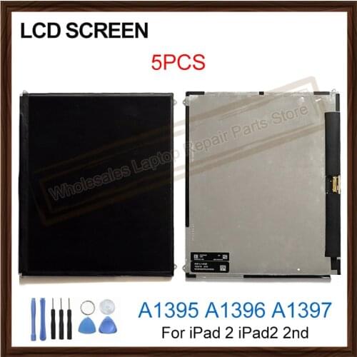 5pcs Original 9.7" LCD Display For Apple iPad 2 iPad2 2nd A1395 A1396 A1397 Tablet LCD Screen Panel Replacement